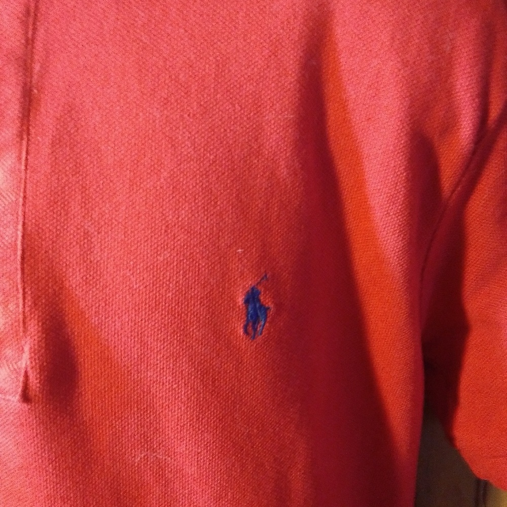 Red Twill Ralph Lauren Polo - Picture 2 of 2